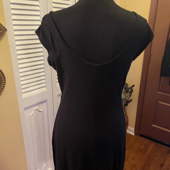 Desigual Black Jersey Dress w/Cut-outs - M - Picture 7 of 11